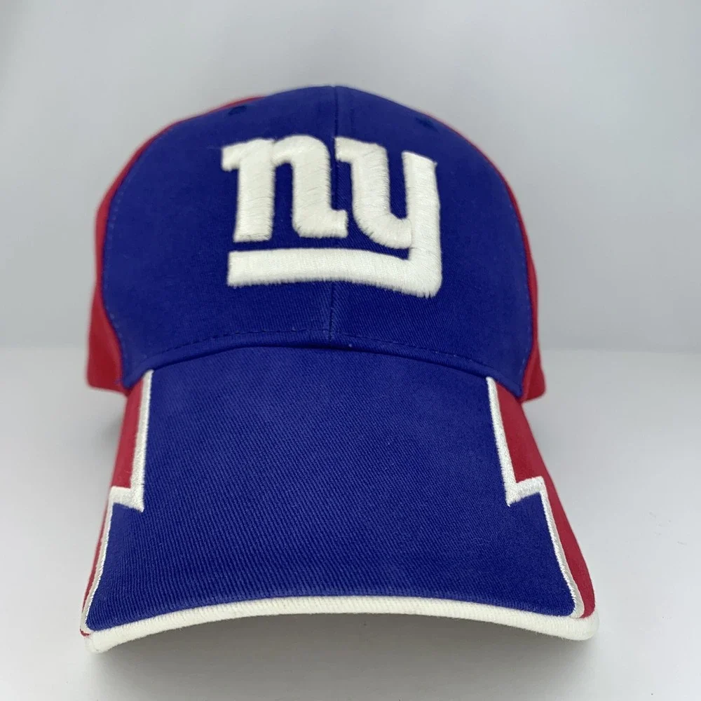 New York Giants NY Blue Red Youth Hat 47 NFL Football Strapback Team Apparel Cap